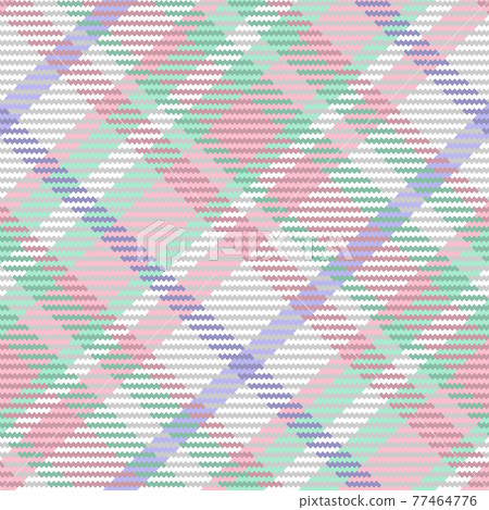 Seamless pattern of scottish tartan plaid. Repeatable background with check fabric texture. Vector backdrop striped textile print. 77464776