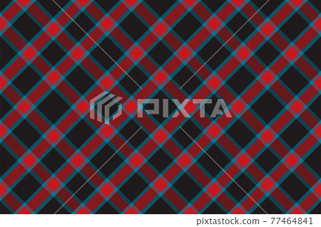 Plaid pattern seamless. Check fabric texture. Stripe square background. Vector textile design. 77464841