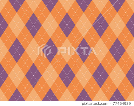 Argyle pattern seamless. Fabric texture background. Classic argill vector ornament 77464929