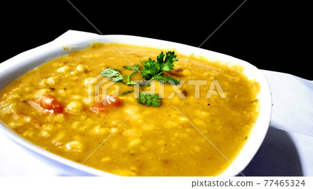 Chana dal Tadka Curry , Indian traditional dish Chana dal Tadka Curry , Indian traditional dish 77465324