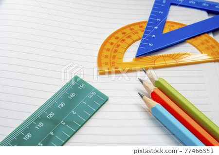 Pencil and ruler Pencil and ruler 77466551