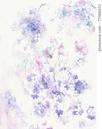  色彩豐富的花卉素材組合和設計元素 77466653