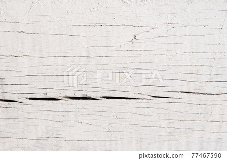 Close up old white wooden texture and background wirh copy space 77467590
