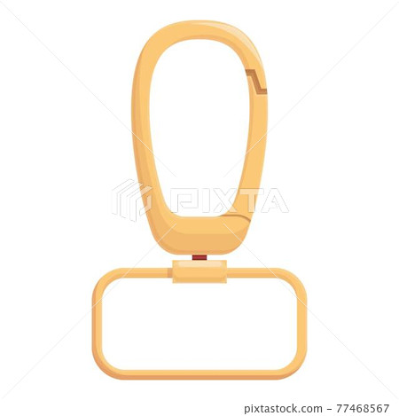 Sewing accessories icon, cartoon style 77468567