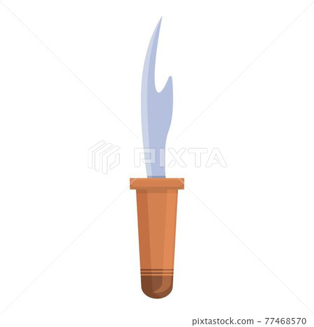 Haberdashery tool icon, cartoon style 77468570