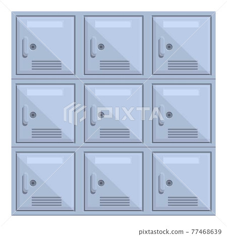 Deposit room square icon, cartoon style Deposit room square icon, cartoon style 77468639
