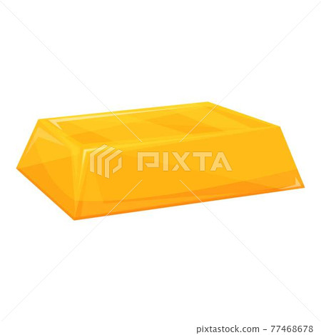 New golden bar icon, cartoon style New golden bar icon, cartoon style 77468678