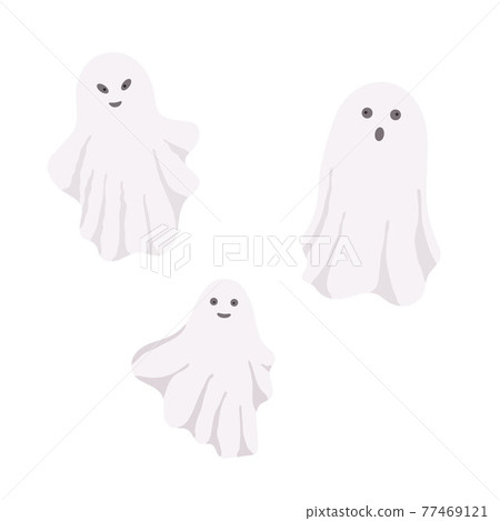 cute simple ghost drawing