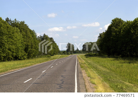 an ordinary paved road an ordinary paved road 77469571