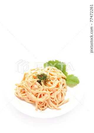 Sara Spa Spaghetti Salad Pasta Bright Background Sara Spa Spaghetti Salad Pasta Bright Background 77472261