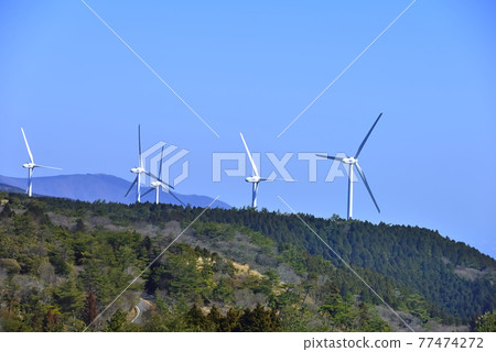 三重縣伊賀市青山高原的風力發電 三重縣伊賀市青山高原的風力發電 77474272