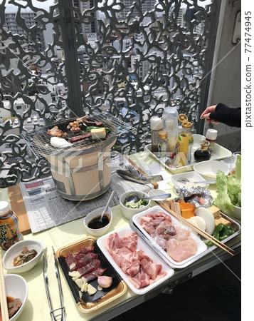 烤肉、戶外、燒烤、陽台景色、高層、塔式公寓、日落、樂趣 烤肉、戶外、燒烤、陽台景色、高層、塔式公寓、日落、樂趣 77474945