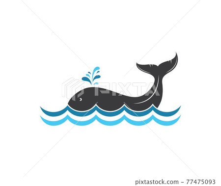 whale tail icon vector illustration design whale tail icon vector illustration design 77475093
