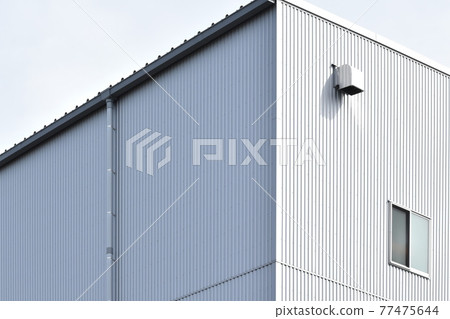 金屬工廠倉庫牆壁和屋頂 77475644