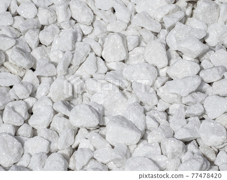 白色碎石/背景材料 白色碎石/背景材料 77478420