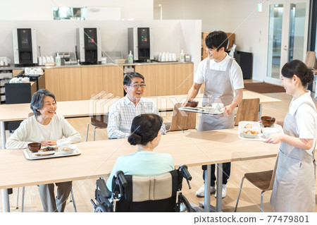 Nursing facility cafeteria shooting cooperation "LINK FOREST" 77479801