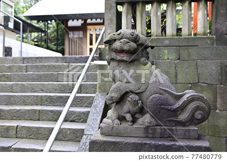 六本木轉送神社(Ryudojinmeigu)A-un守護犬 六本木轉送神社(Ryudojinmeigu)A-un守護犬 77480779
