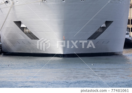 cruise ship prow bow detail cruise ship prow bow detail 77481061