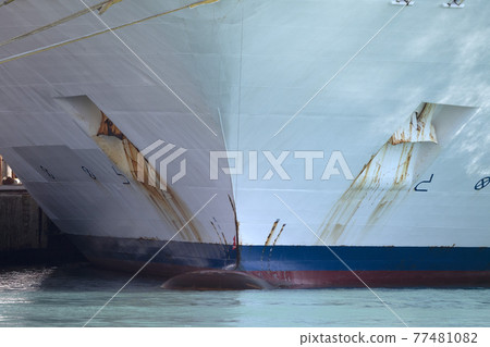 cruise ship prow bow detail cruise ship prow bow detail 77481082
