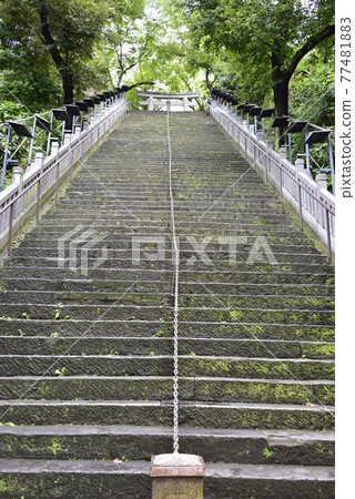Atago Shrine, the stone steps of success (Otokozaka) Atago Shrine, the stone steps of success (Otokozaka) 77481883