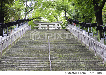 Atago Shrine, the stone steps of success (Otokozaka) Atago Shrine, the stone steps of success (Otokozaka) 77481886