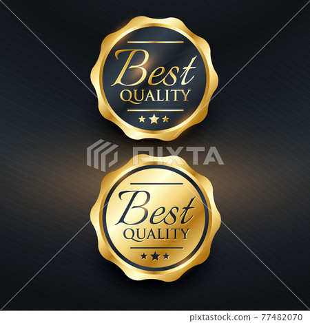 best quality golden label vector design 77482070