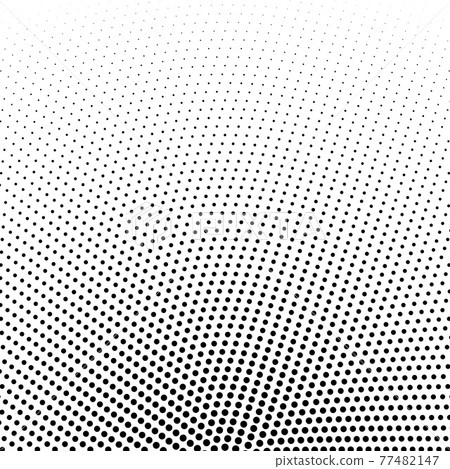 circular halftone dots vector background - Stock Illustration [77482147 ...