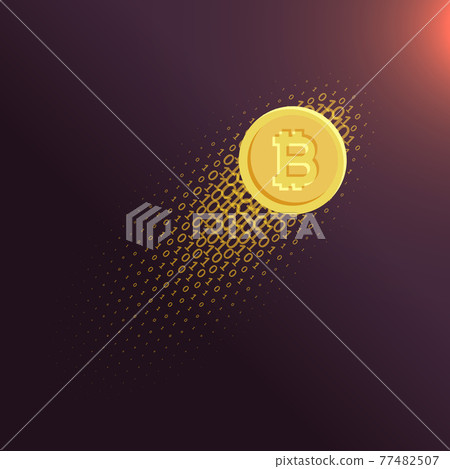 digital internet currency bitcoin vector background digital internet currency bitcoin vector background 77482507