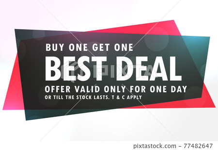 sale banner design in red and black geometric shape 77482647