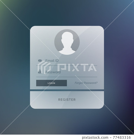 modern login form user interface design template 77483316