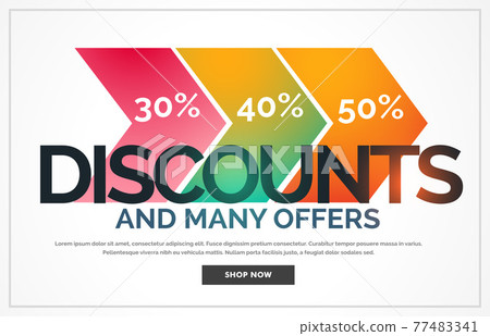 discount background with offer details 77483341