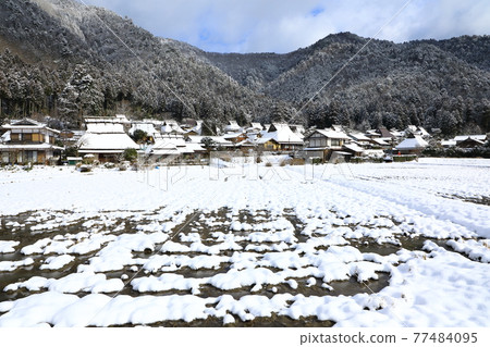 Miyama Kayabuki no Sato Snowscape 77484095