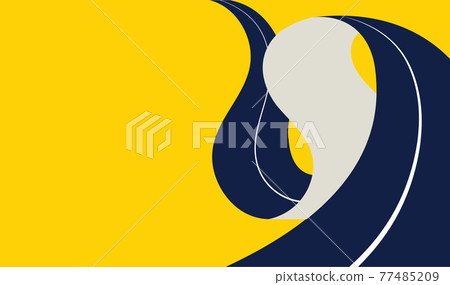 Curve road vector illustration on white background. Curve road vector illustration on white background. 77485209