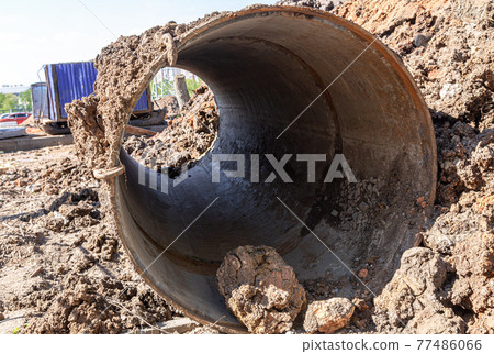 Repair and replacement of underground communications on the city street 77486066