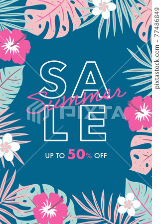 熱帶植物背景素材 熱帶植物背景素材 77486849