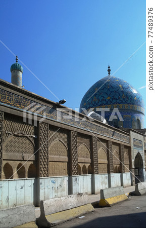 Exterior view of Haydar-Khana Mosque , Baghdad, Iraq 77489376