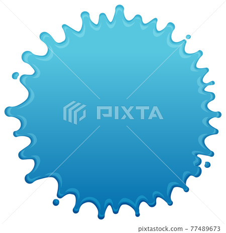 水 / 液體飛濺 / 飛濺 / 飛濺剪影圖案矢量圖 77489673