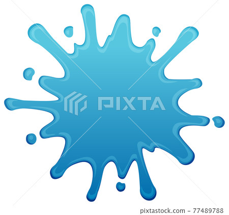 水 / 液體飛濺 / 飛濺 / 飛濺剪影圖案矢量圖 77489788