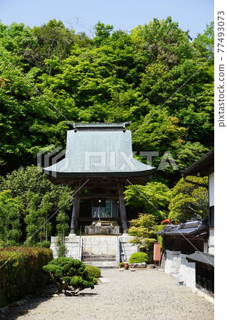 Genjuji Temple, a temple of the Soto sect in Misaki Town, Okayama Prefecture: Bell Tower Genjuji Temple, a temple of the Soto sect in Misaki Town, Okayama Prefecture: Bell Tower 77493073