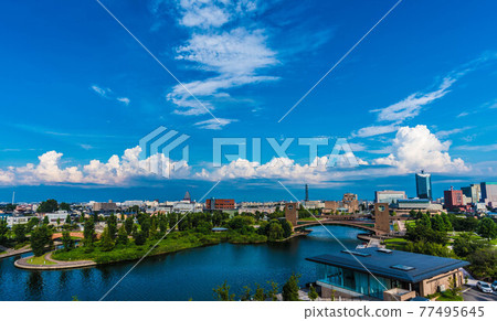 富岩運河甘水公園的景色 77495645