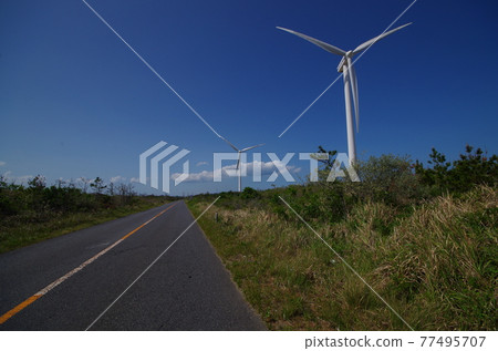 道路和風電場 道路和風電場 77495707