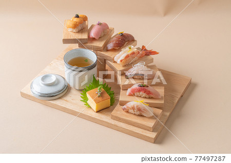 omakase sushi premium set 77497287