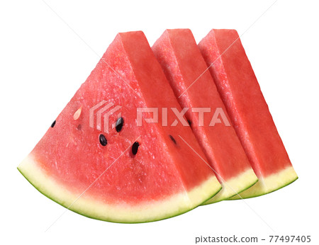 Watermelon Watermelon Illustration Real Triangle 77497405