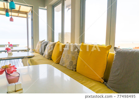 chair and table in cafe restaurant chair and table in cafe restaurant 77498495