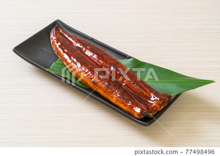 grilled eel or grilled unagi with sauce grilled eel or grilled unagi with sauce 77498496