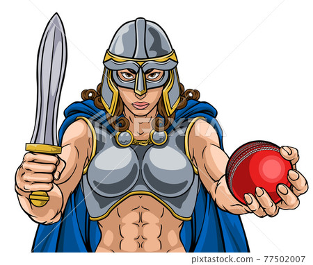 Viking Trojan Celtic Knight Cricket Warrior Woman Viking Trojan Celtic Knight Cricket Warrior Woman 77502007