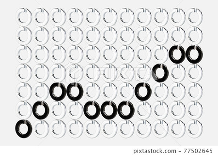 Abstract figure of data analysis chart, represents growth. 77502645