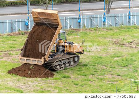 挖土運輸車自卸履帶車崎嶇地形車 挖土運輸車自卸履帶車崎嶇地形車 77503688