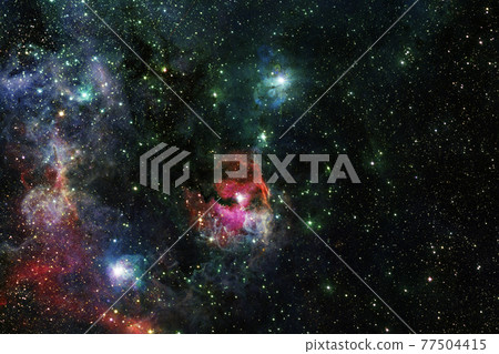 Outer space art. Starfield. Elements of this image furnished by NASA. Outer space art. Starfield. Elements of this image furnished by NASA. 77504415