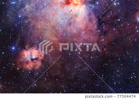 Outer space. Elements of this image furnished by NASA 77504474